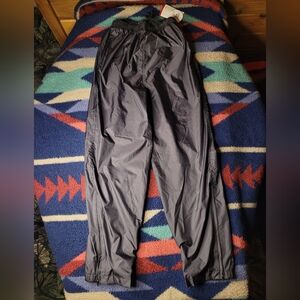 Vintage Holloway Track Pants Size XS Extra Small Black Nylon Mesh NWT 90s